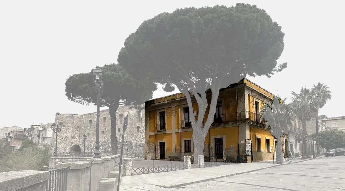 Il fronte della palazzina