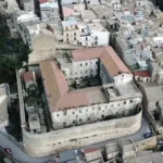 Il convento visto dall’alto nel centro di Caltagirone