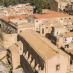 I tetti del convento ripresi dal drone