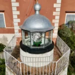 La lanterna del Faro di Capo d’Orso vista dall’alto