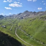 La valle del Braulio vista dalla casermetta