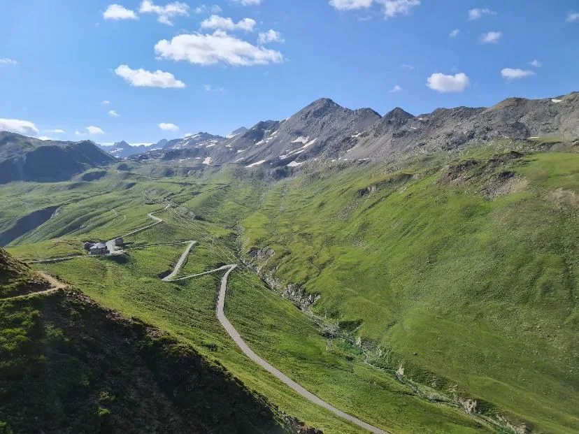 La valle del Braulio vista dalla casermetta