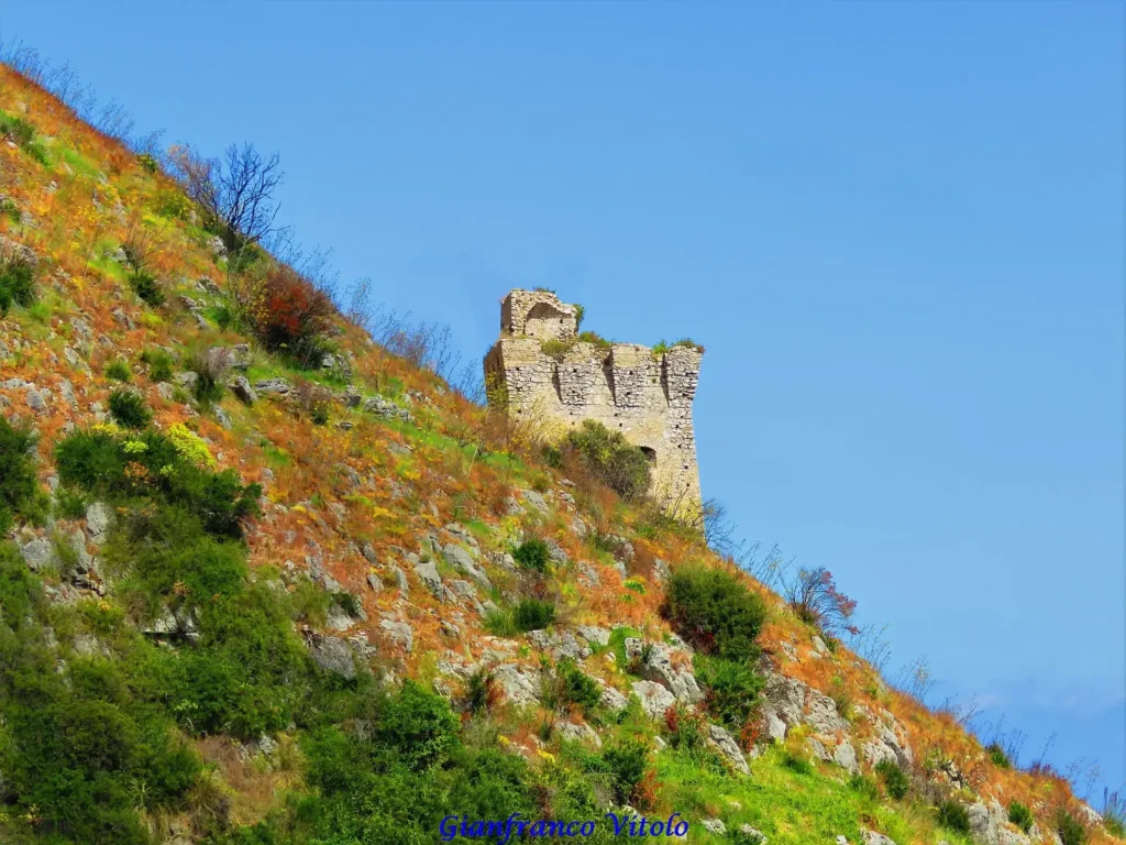 La torre costiera sopra il fiordo