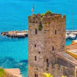 La Torre Capitolare sul porto di Portovenere, vista dall’alto